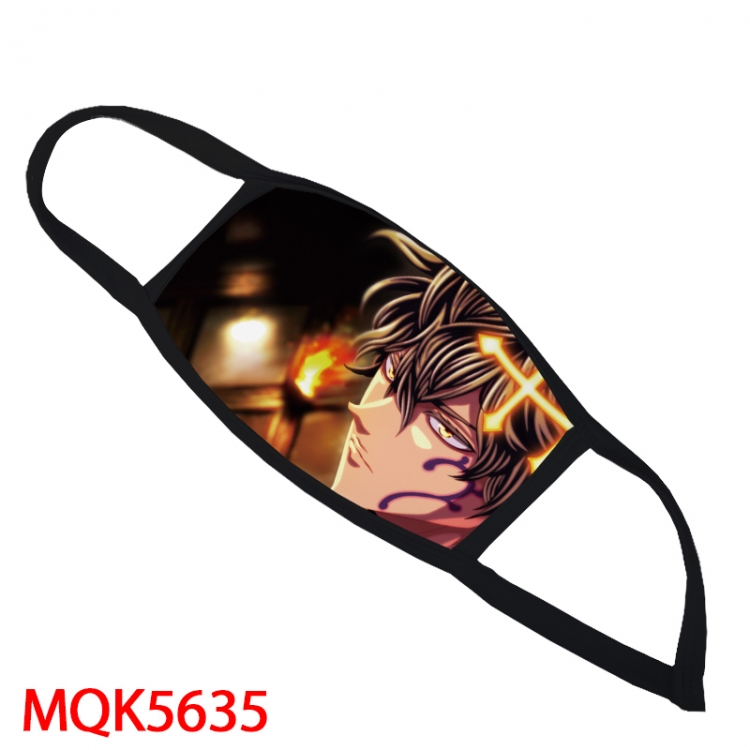 Black Clover Color printing Space cotton Masks price for 5 pcs MQK5635