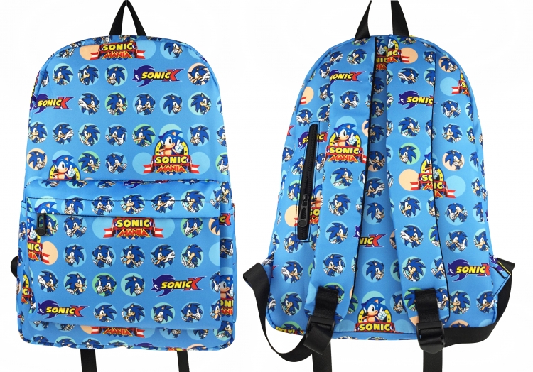 Sonic student backpack school bag backpack 6