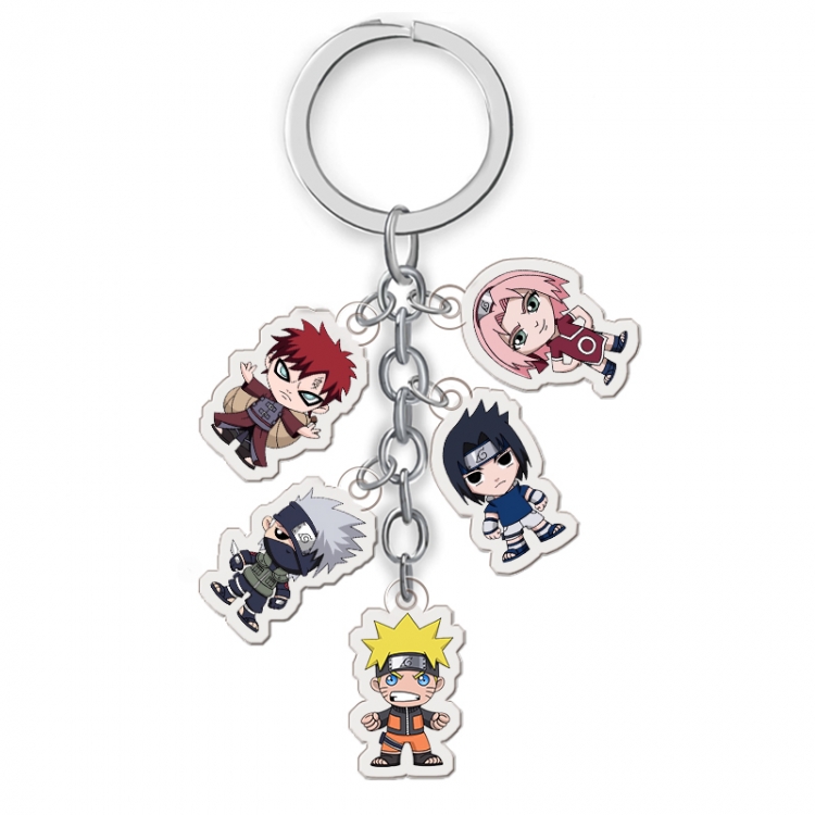 Naruto Anime acrylic keychain price for 5 pcs A042