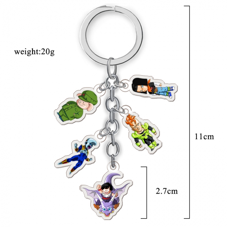 DRAGON BALL Anime acrylic keychain price for 5 pcs A147