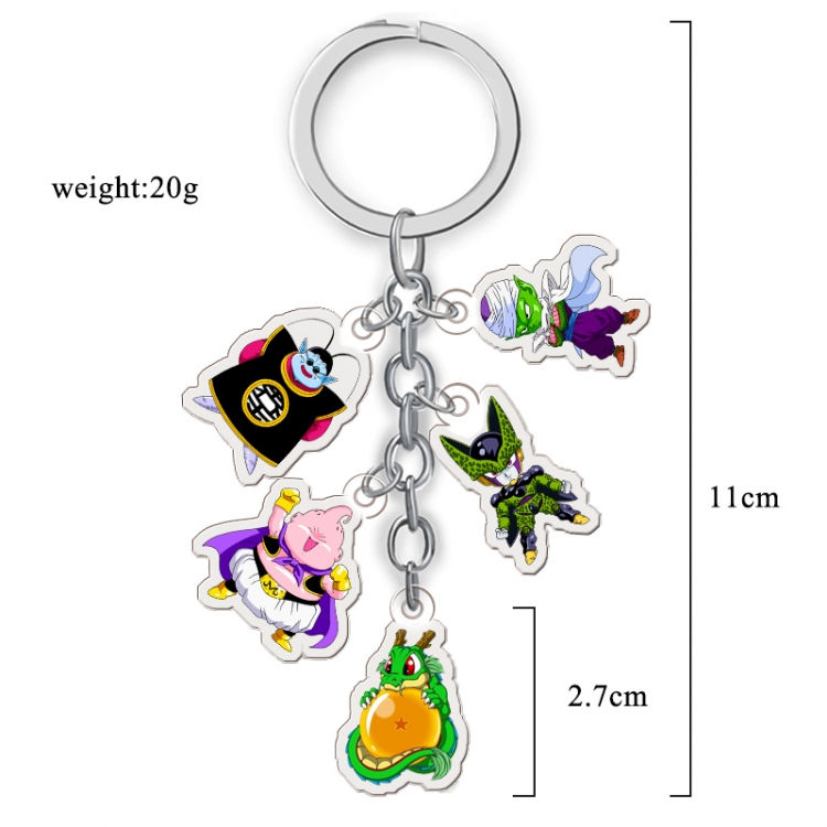DRAGON BALL Anime acrylic keychain price for 5 pcs A144