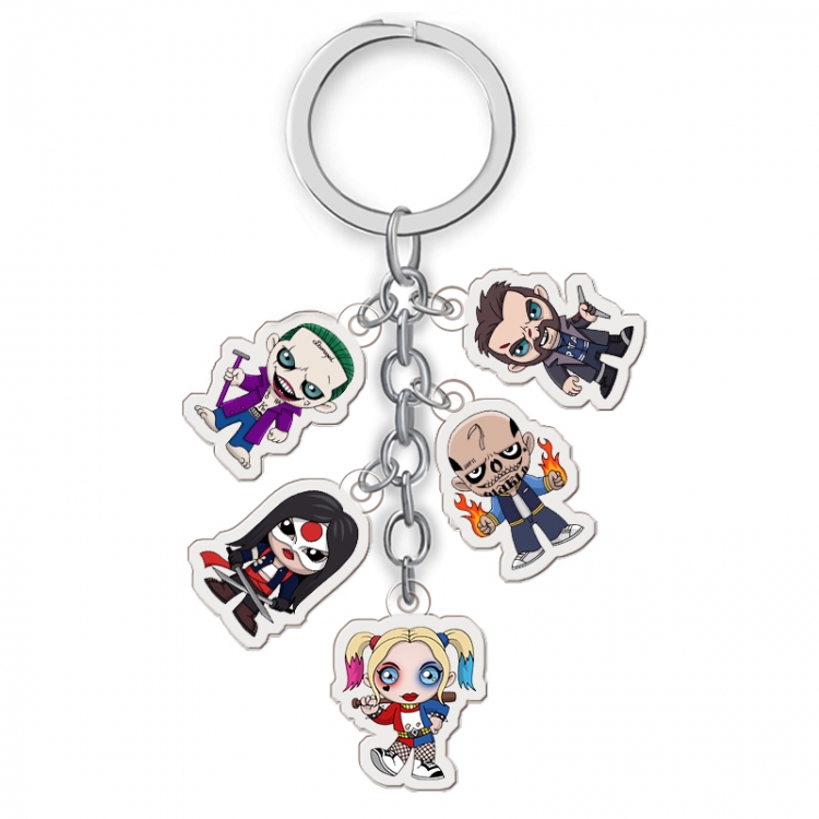 Suicide Squad  Anime acrylic keychain price for 5 pcs A074