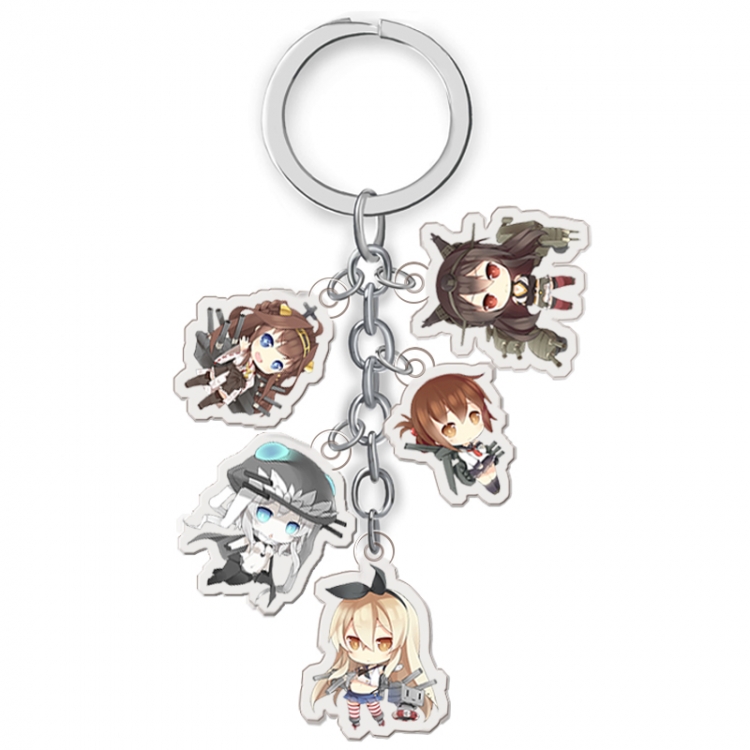 Collection Anime acrylic keychain price for 5 pcs A039