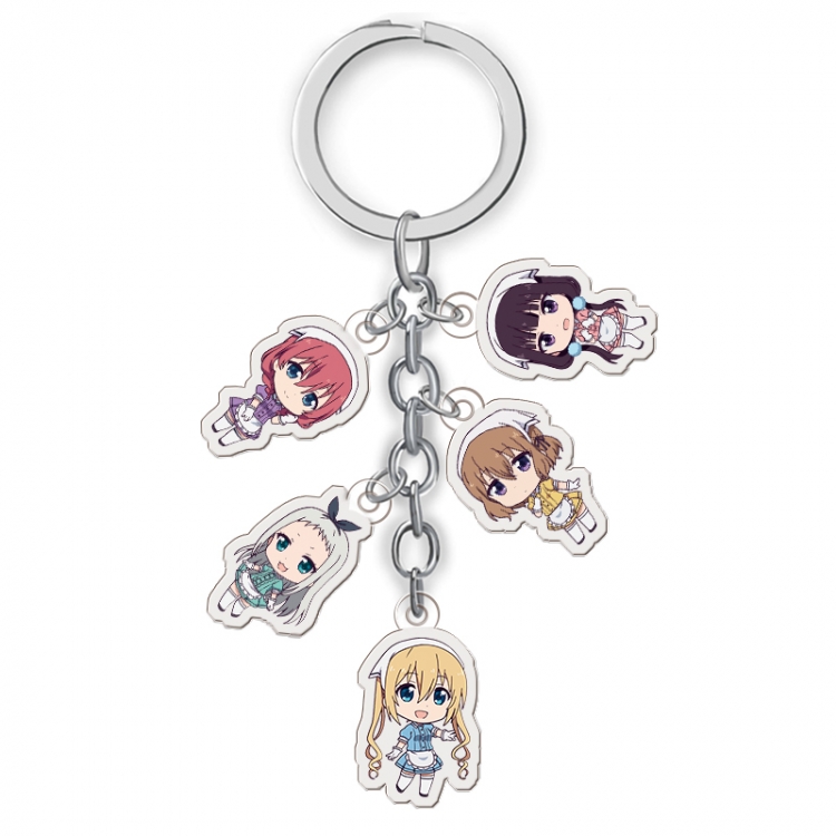 Blend・S Anime acrylic keychain price for 5 pcs A054