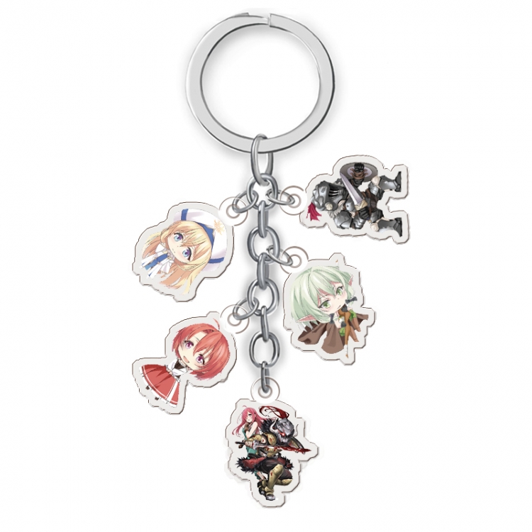 Goblin Slayer  Anime acrylic keychain price for 5 pcs A063