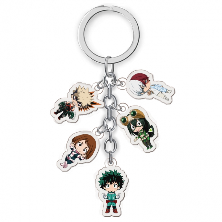 My Hero Academia Anime acrylic keychain price for 5 pcs A056