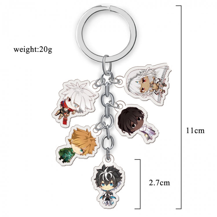 FateGrand Order  Anime acrylic keychain price for 5 pcs A095