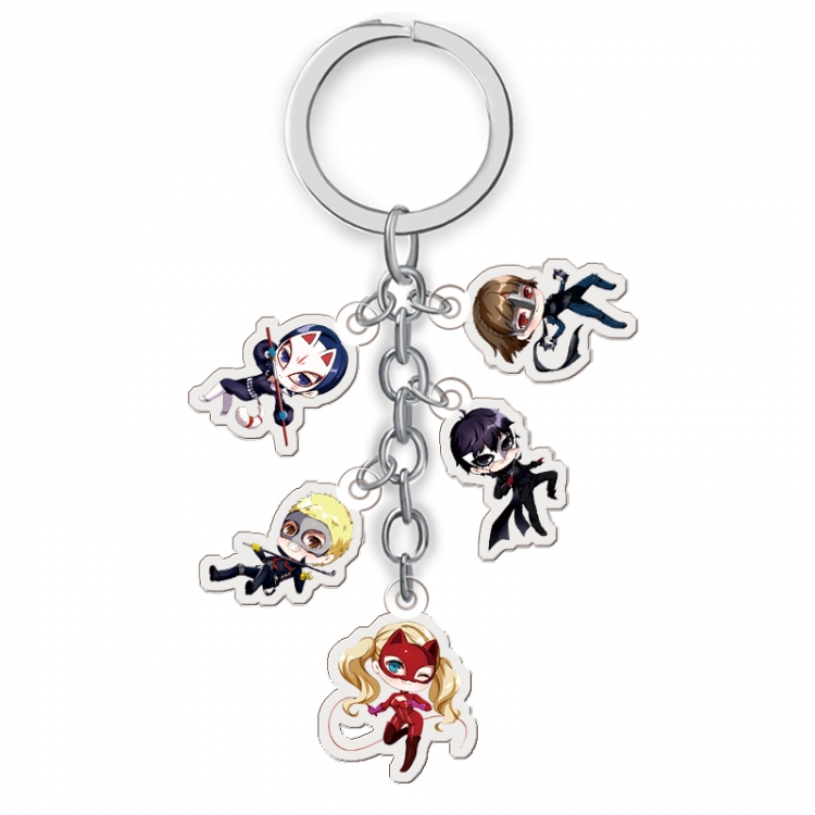 Persona Anime acrylic keychain price for 5 pcs A070