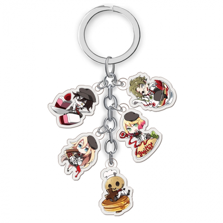 Angels of Death Black clover Anime acrylic keychain price for 5 pcs A037