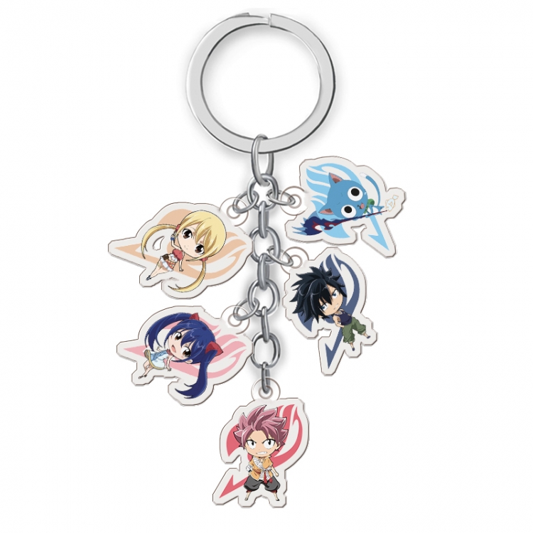Fairy tail  Anime acrylic keychain price for 5 pcs A079
