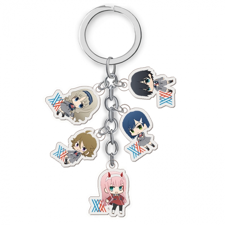 DARLING in the FRANX  Anime acrylic keychain price for 5 pcs A002