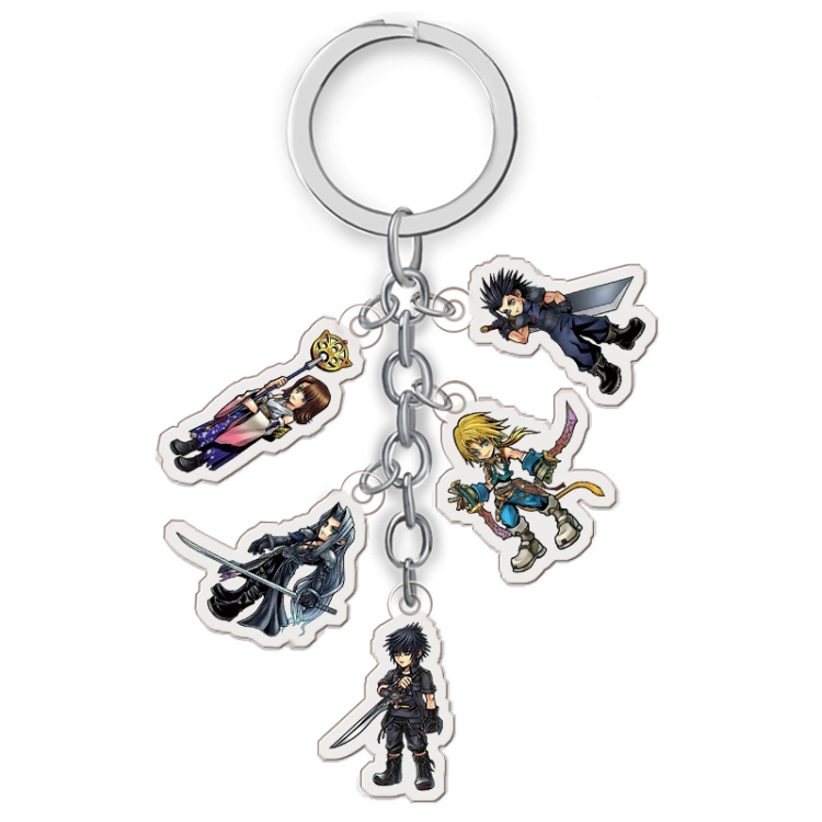 Final Fantasy  Anime acrylic keychain price for 5 pcs A047