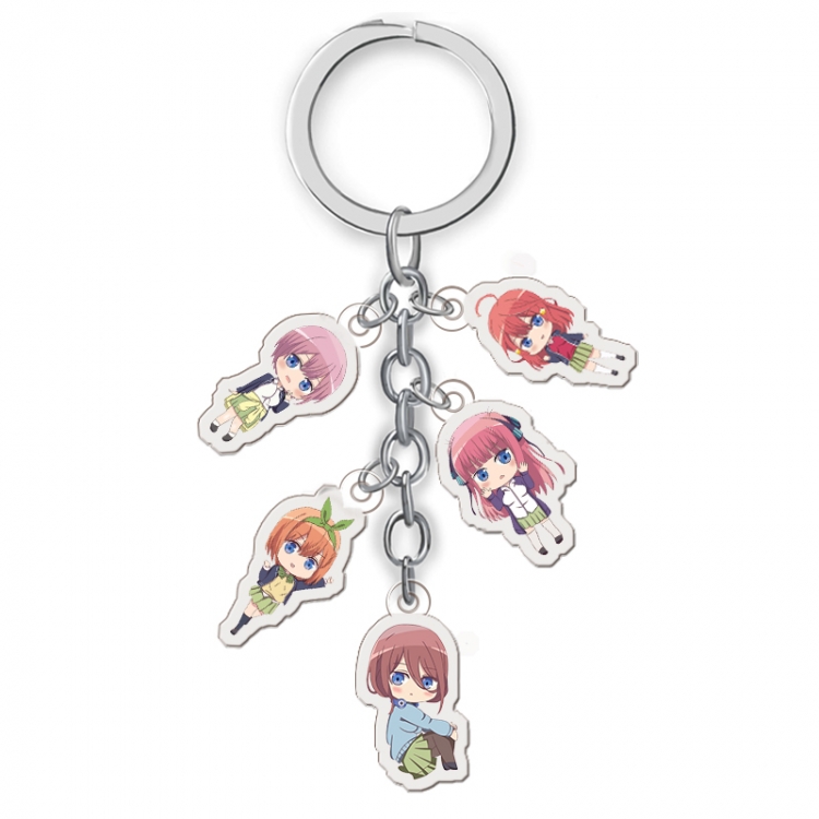 The Quintessential Qunintupiets Anime acrylic keychain price for 5 pcs A058