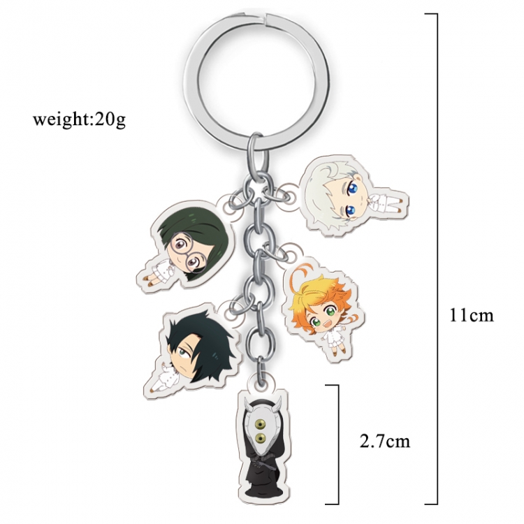 The Promised Neverla  Anime acrylic keychain price for 5 pcs A162