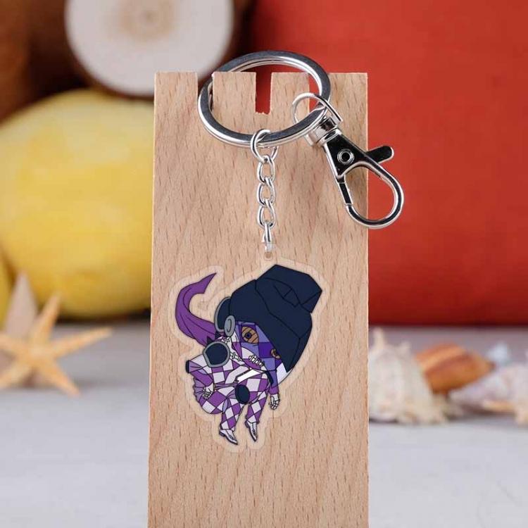 JoJos Bizarre Adventure Anime acrylic keychain price for 5 pcs 4380