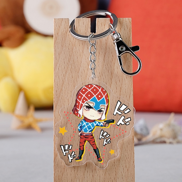 JoJos Bizarre Adventure Anime acrylic keychain price for 5 pcs 3421