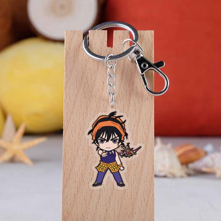 JoJos Bizarre Adventure Anime acrylic keychain price for 5 pcs 4366