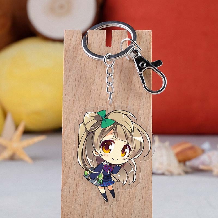 Lovelive Anime acrylic keychain price for 5 pcs 2265