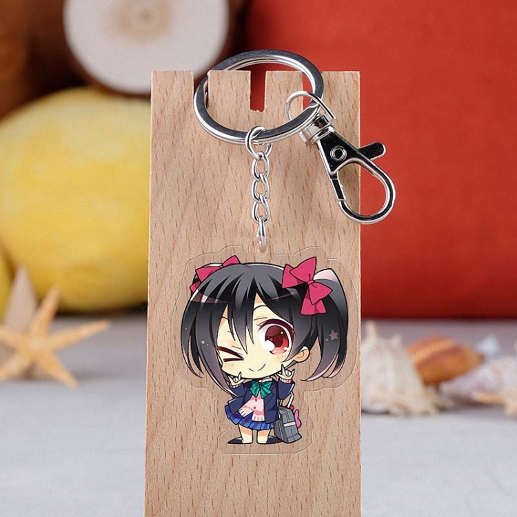 Lovelive Anime acrylic keychain price for 5 pcs 2268