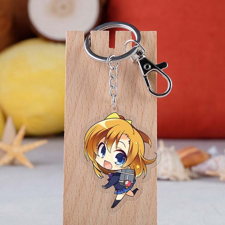 Lovelive Anime acrylic keychain price for 5 pcs 2267