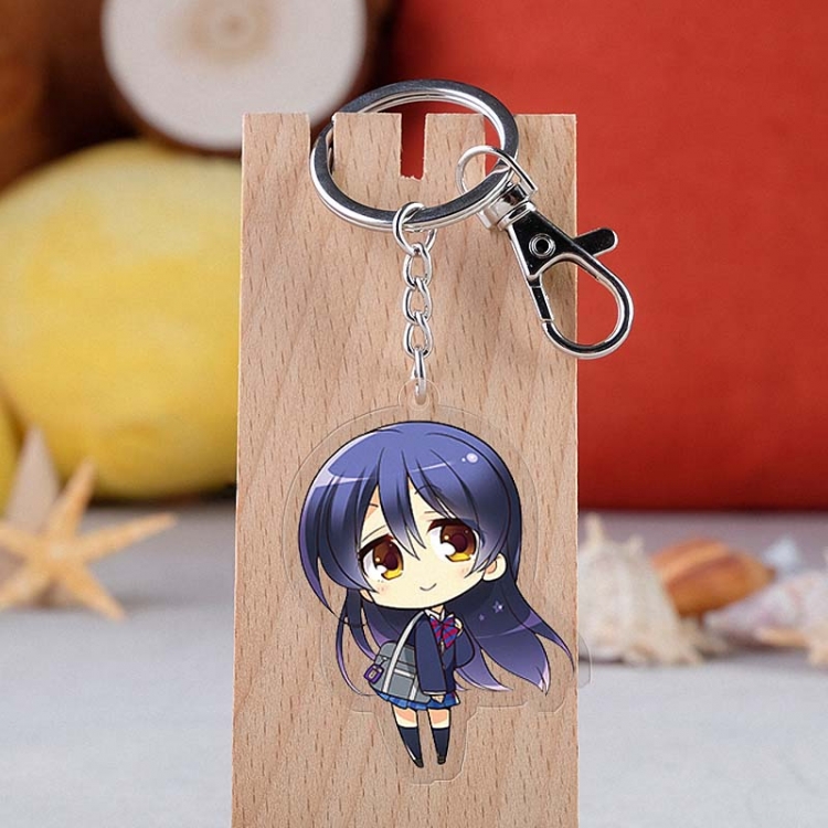 Lovelive Anime acrylic keychain price for 5 pcs 2273