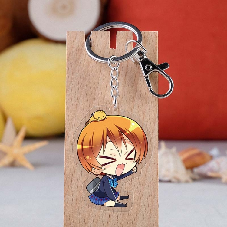 Lovelive Anime acrylic keychain price for 5 pcs 2271