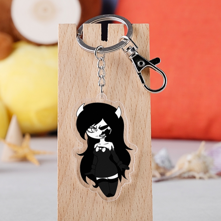Bendy and the ink machine Anime acrylic keychain price for 5 pcs 3548