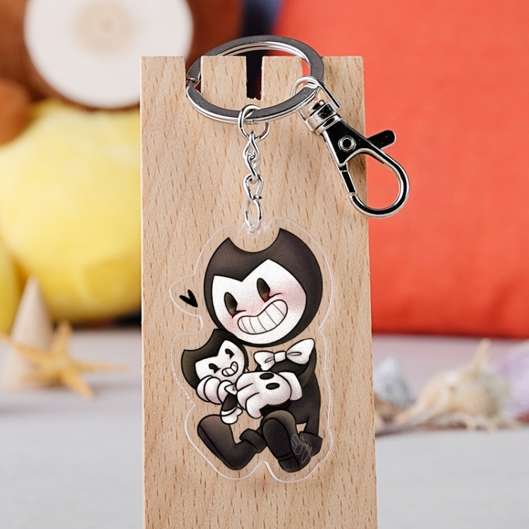 Bendy and the ink machine Anime acrylic keychain price for 5 pcs 3536