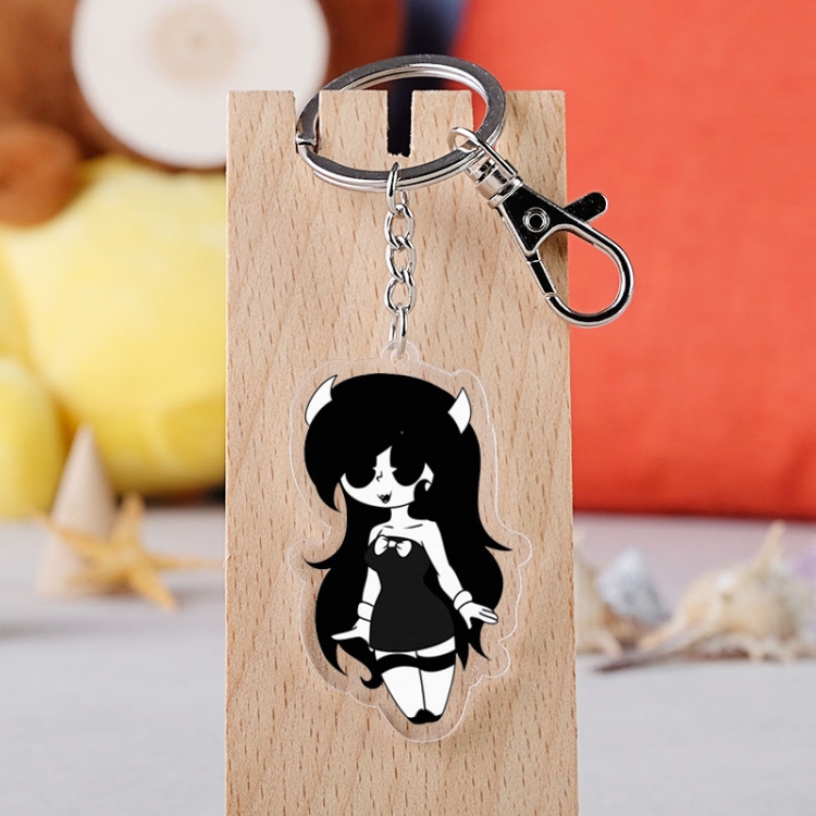 Bendy and the ink machine Anime acrylic keychain price for 5 pcs 3546
