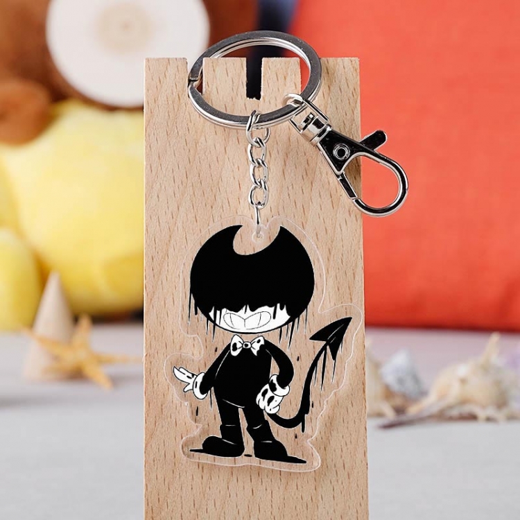 Bendy and the ink machine Anime acrylic keychain price for 5 pcs 3544