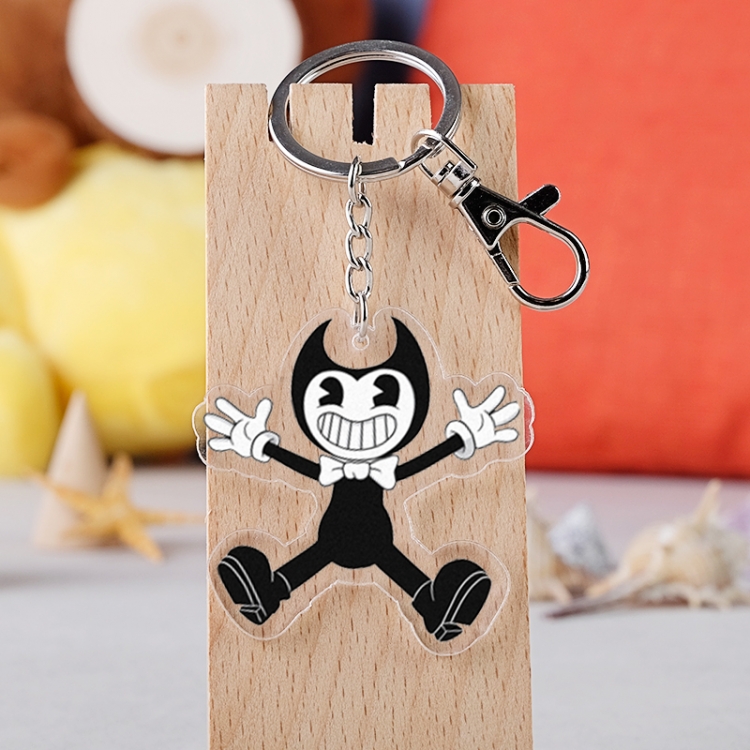 Bendy and the ink machine Anime acrylic keychain price for 5 pcs 3533