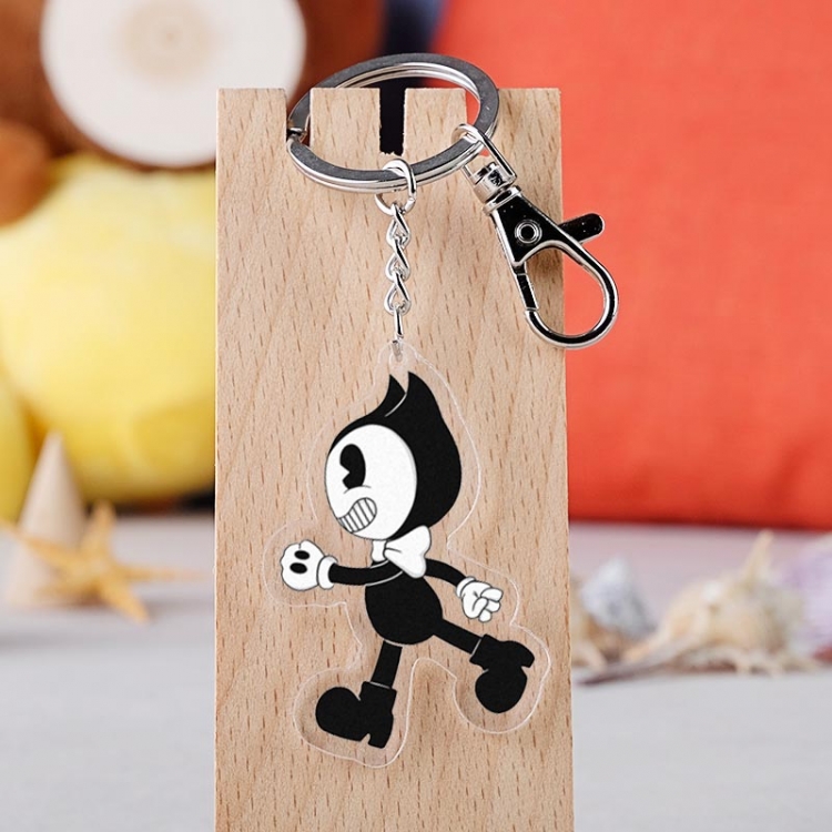 Bendy and the ink machine Anime acrylic keychain price for 5 pcs 3547