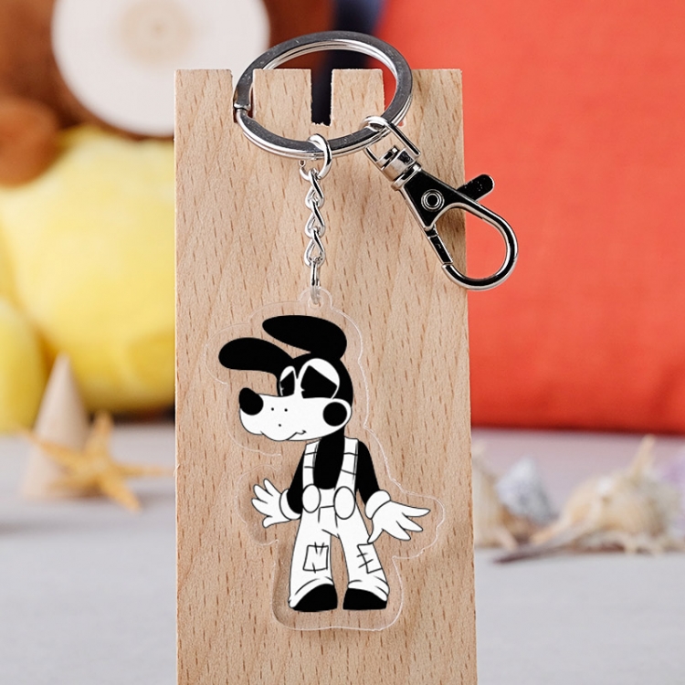 Bendy and the ink machine Anime acrylic keychain price for 5 pcs 3538