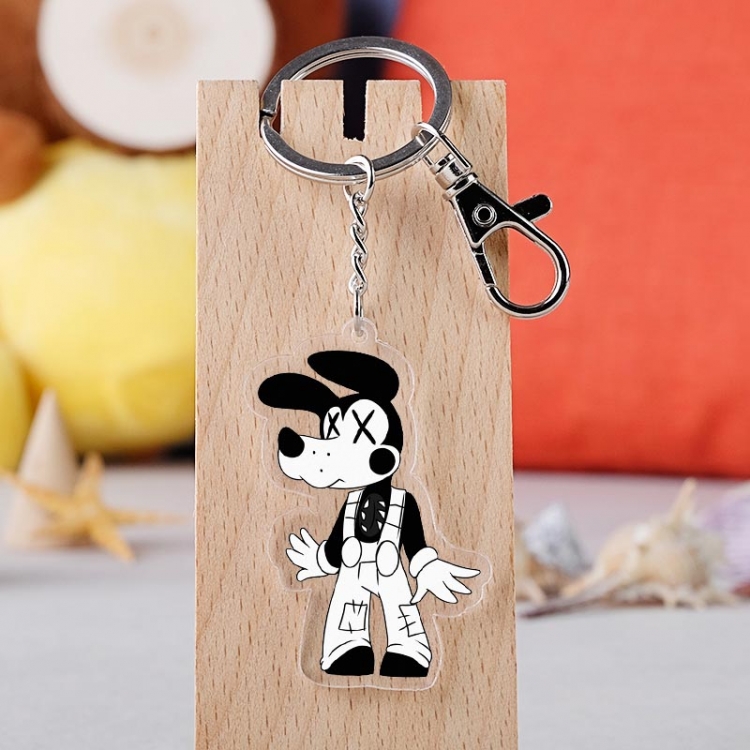 Bendy and the ink machine Anime acrylic keychain price for 5 pcs 3541