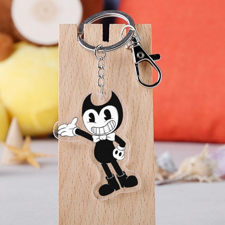 Bendy and the ink machine Anime acrylic keychain price for 5 pcs 3542