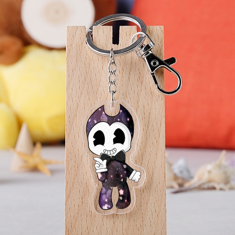 Bendy and the ink machine Anime acrylic keychain price for 5 pcs 3535