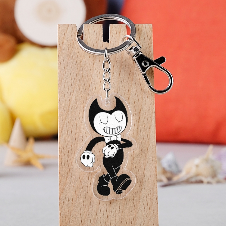 Bendy and the ink machine Anime acrylic keychain price for 5 pcs 3537