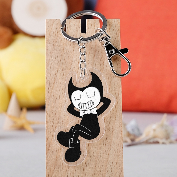 Bendy and the ink machine Anime acrylic keychain price for 5 pcs 3545