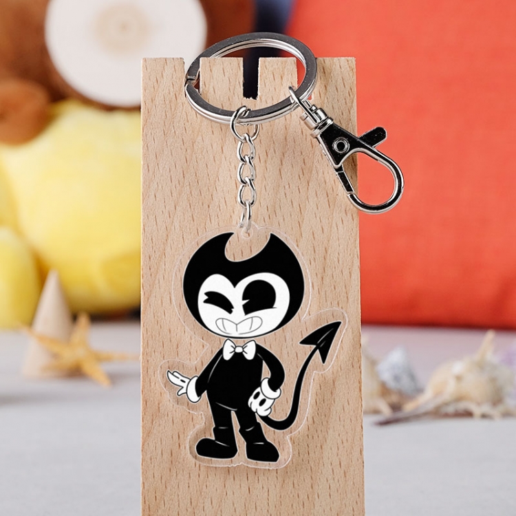 Bendy and the ink machine Anime acrylic keychain price for 5 pcs 3543