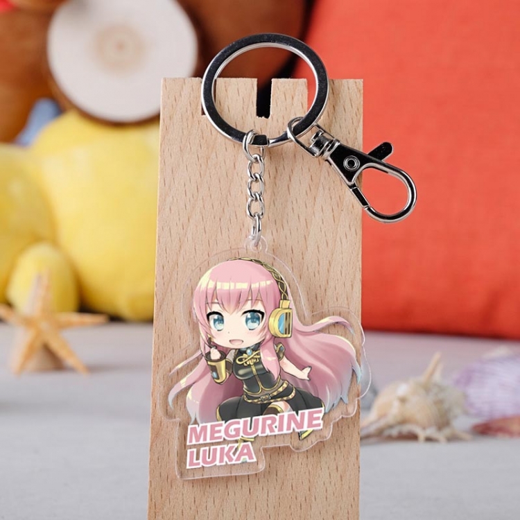 Hatsune Miku Anime acrylic keychain price for 5 pcs 3321