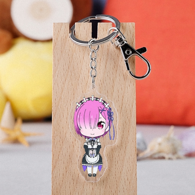 Re:Zero kara Haiimeru lsekai Seikatsu Anime acrylic keychain price for 5 pcs  3440