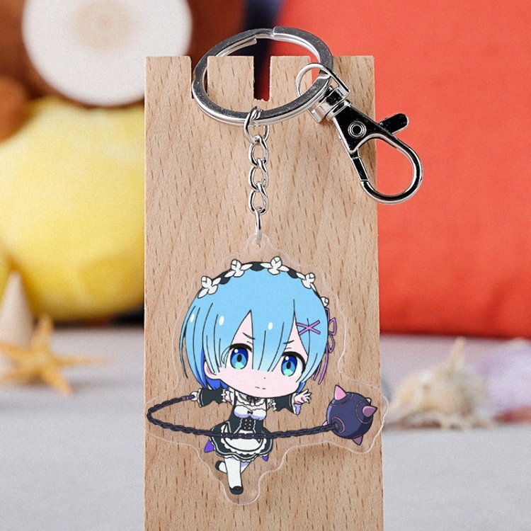 Re:Zero kara Haiimeru lsekai Seikatsu Anime acrylic keychain price for 5 pcs  3445