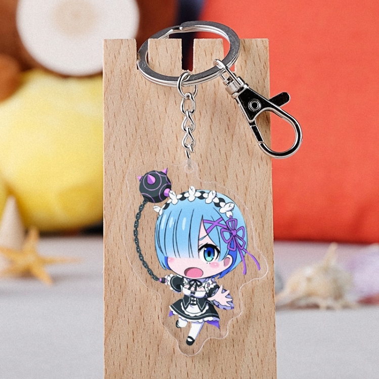 Re:Zero kara Haiimeru lsekai Seikatsu Anime acrylic keychain price for 5 pcs  3443