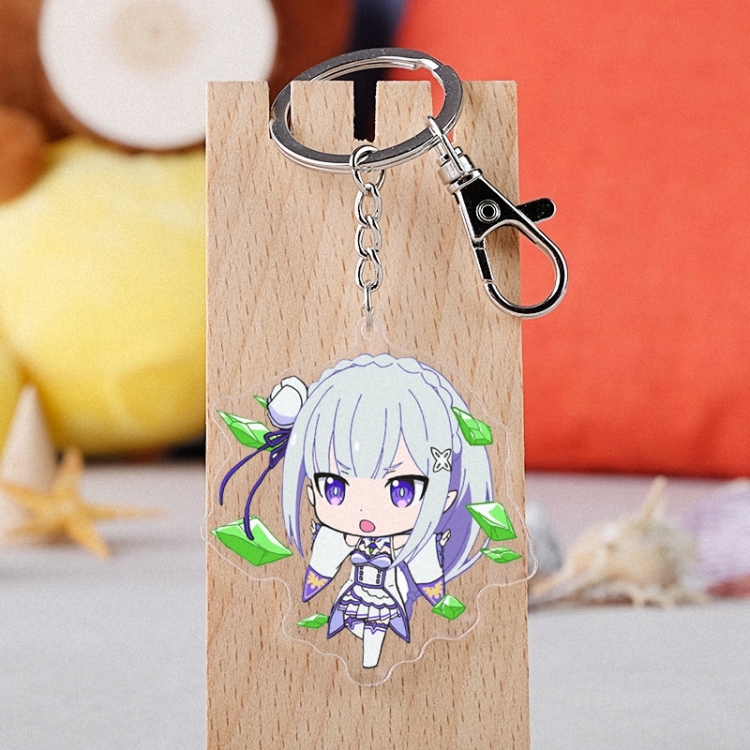 Re:Zero kara Haiimeru lsekai Seikatsu Anime acrylic keychain price for 5 pcs  3446