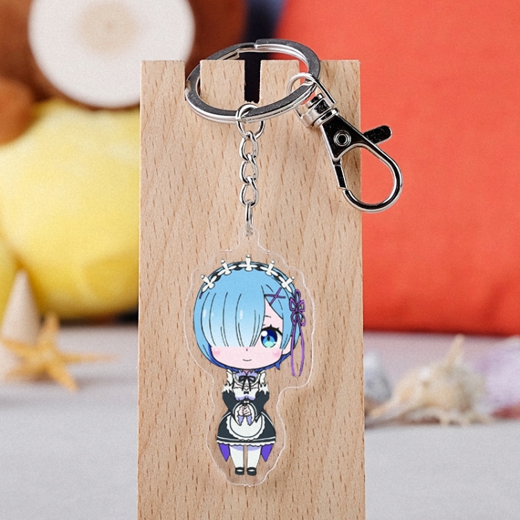 Re:Zero kara Haiimeru lsekai Seikatsu Anime acrylic keychain price for 5 pcs  3439