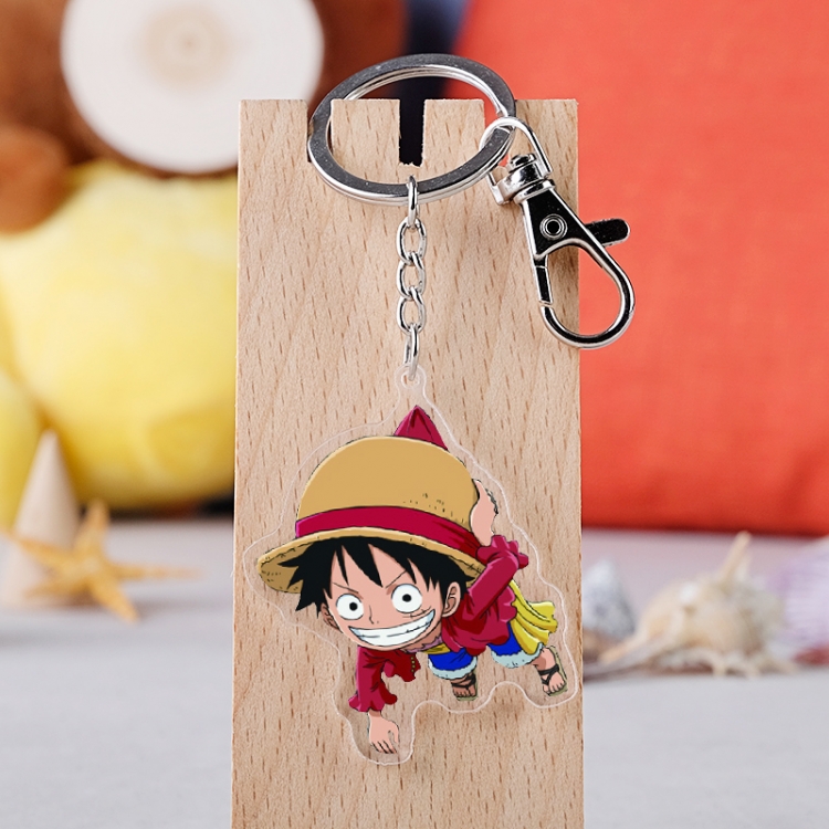 One Piece Anime acrylic keychain price for 5 pcs 2326