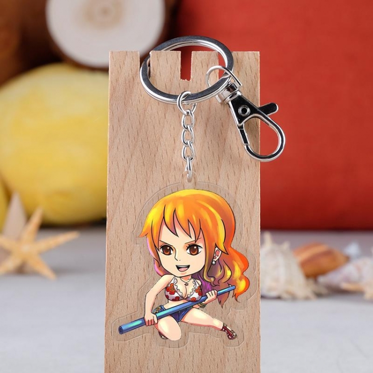 One Piece Anime acrylic keychain price for 5 pcs 2107