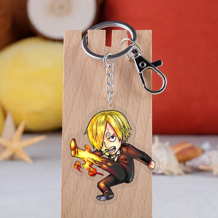 One Piece Anime acrylic keychain price for 5 pcs 2106