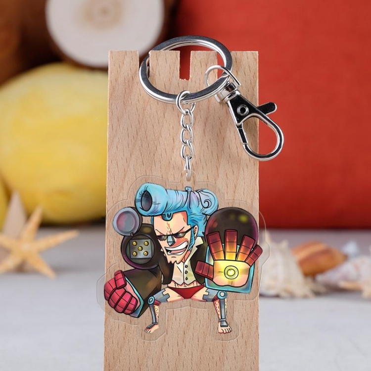 One Piece Anime acrylic keychain price for 5 pcs 2100