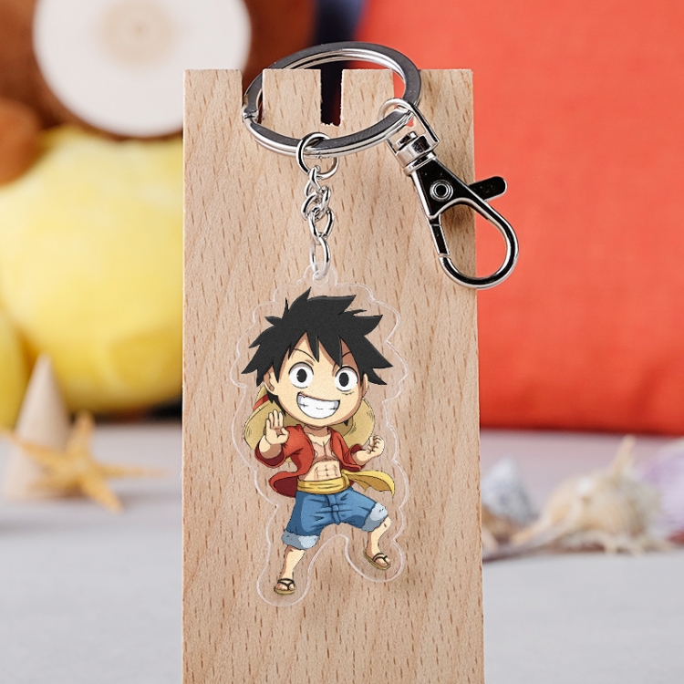 One Piece Anime acrylic keychain price for 5 pcs 2331